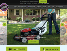 Tablet Screenshot of cranleighgardenmachinery.co.uk